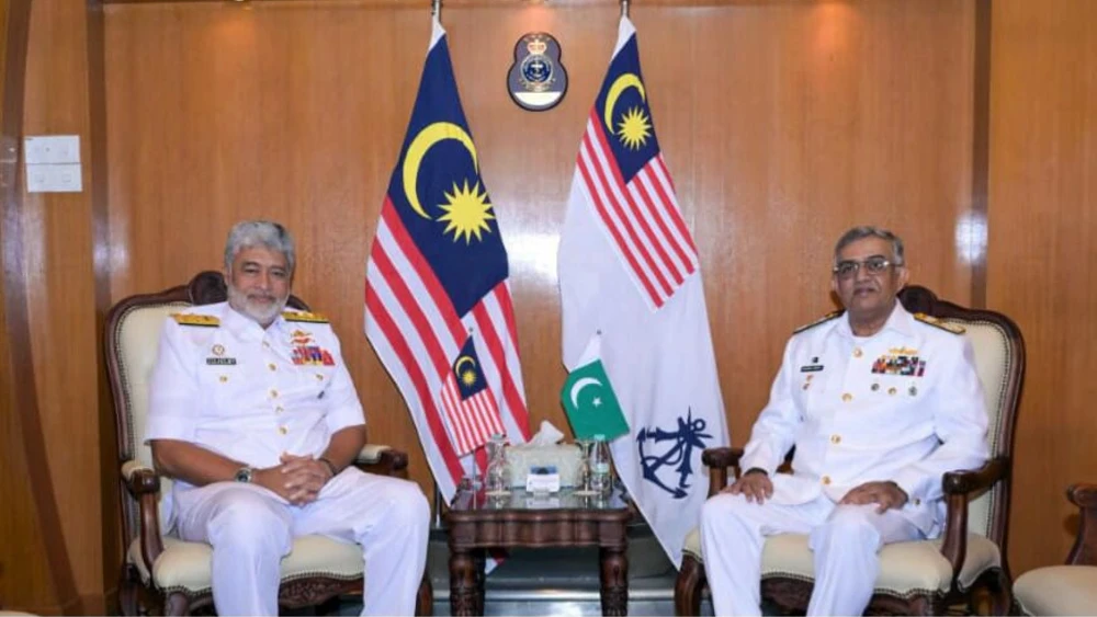 Pakistan Navy chief visits Malaysia, discusses maritime cooperation